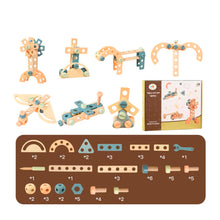 Cargar imagen en el visor de la galería, Juego de construcción de madera