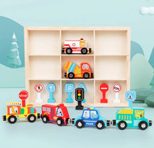 Cargar imagen en el visor de la galería, Carritos de madera