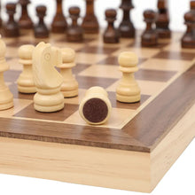 Cargar imagen en el visor de la galería, Ajedrez magnético de madera