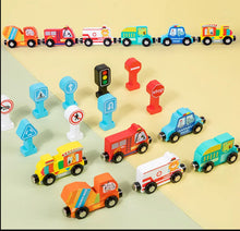 Cargar imagen en el visor de la galería, Carritos de madera