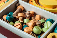 Cargar imagen en el visor de la galería, Juego de construcción de madera