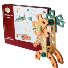 Cargar imagen en el visor de la galería, Juego de construcción de madera