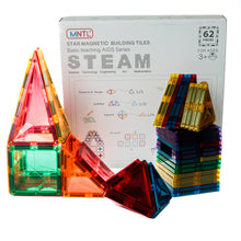 Cargar imagen en el visor de la galería, Bloques magnéticos 62 pzas