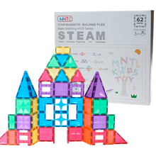 Cargar imagen en el visor de la galería, Bloques magnéticos 62 pzas