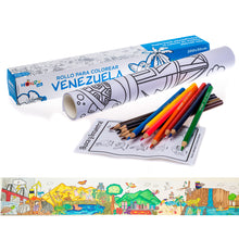 Cargar imagen en el visor de la galería, Rollo para colorear de Venezuela