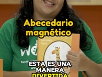 Cargar y reproducir el video en el visor de la galería, Abecedario magnético