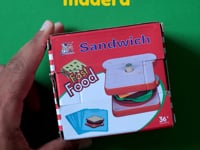 Cargar y reproducir el video en el visor de la galería, Hamburguesa de madera