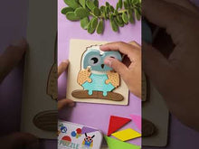 Cargar y reproducir el video en el visor de la galería, 2 Rompecabezas de Madera