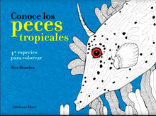 Cargar imagen en el visor de la galería, Conoce los peces tropicales. Libro para colorear