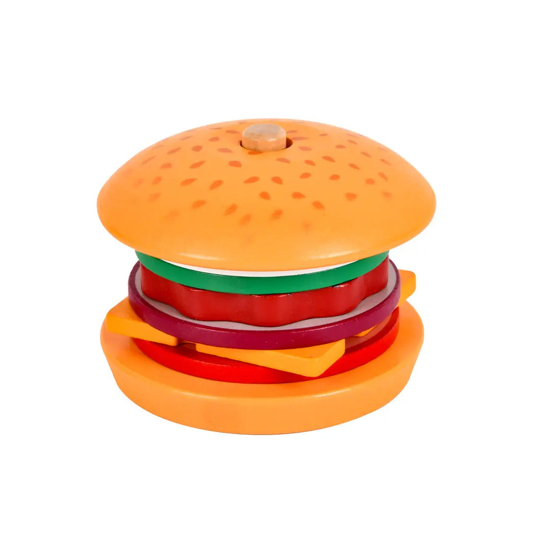 Hamburguesa de madera