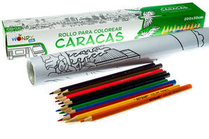 Rollo para colorear de Caracas