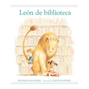 León de biblioteca