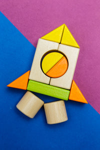 Bloques de construcción de madera