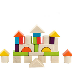 Bloques de construcción de madera
