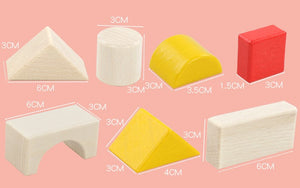 Bloques de construcción de madera